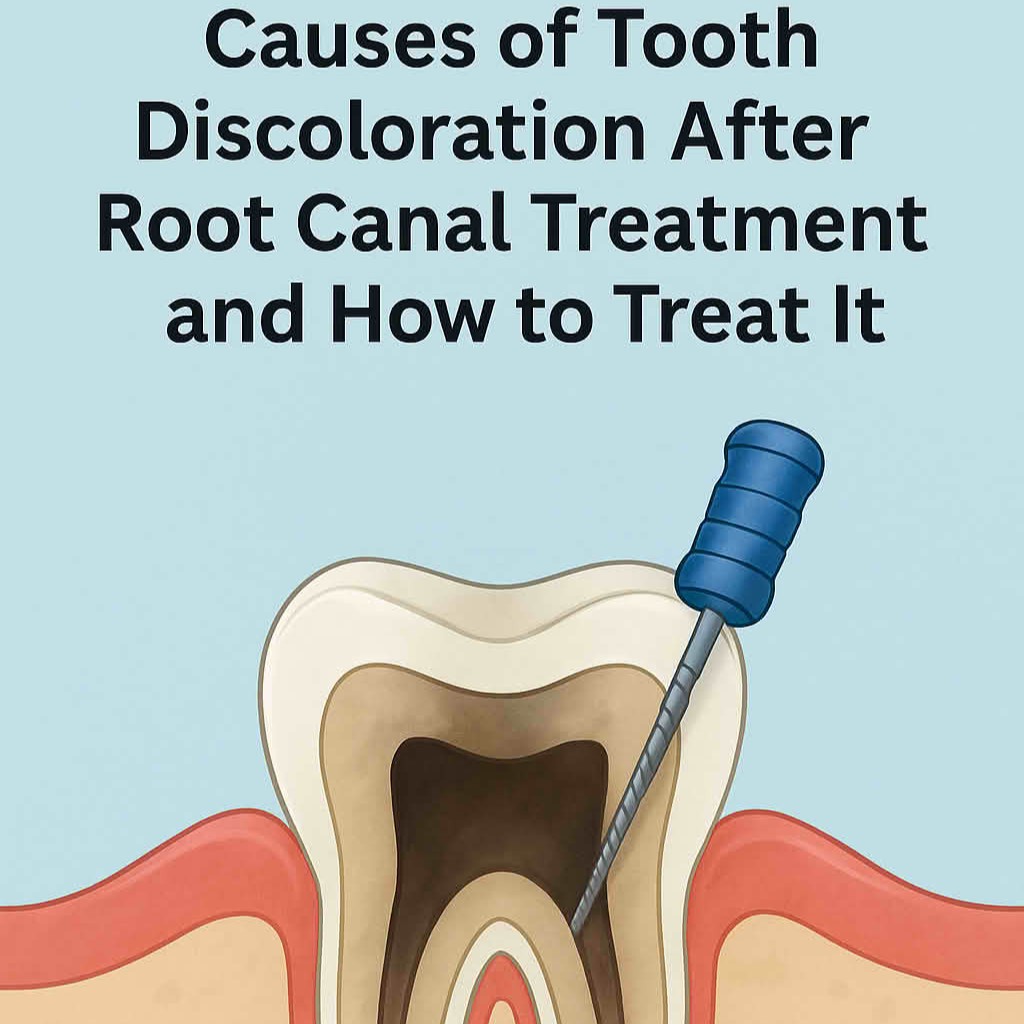 Causes of Tooth Discoloration After Root Canal Treatment and How to Treat It